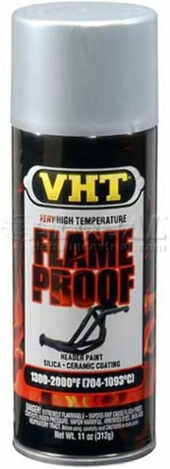 Vht Extreme High Temperature Coating Flat Silver 11 Oz. Aerosol - Lot of 6
