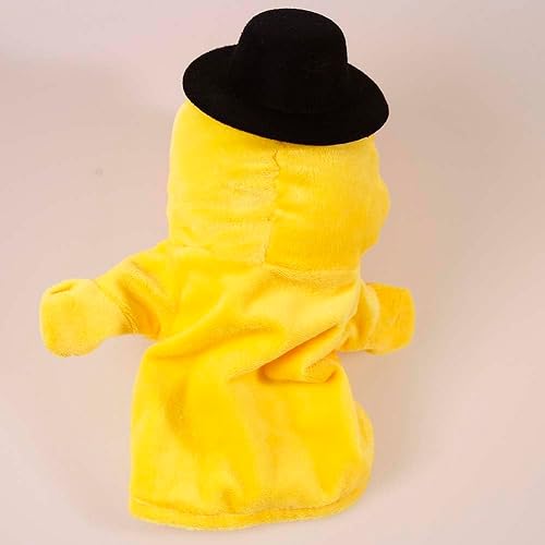 Miniatura 6 de Marionetas de mano de pato amarillo para niños, marionetas de dedo de animales de granja, títeres de mano suaves para niños, marionetas de mano con