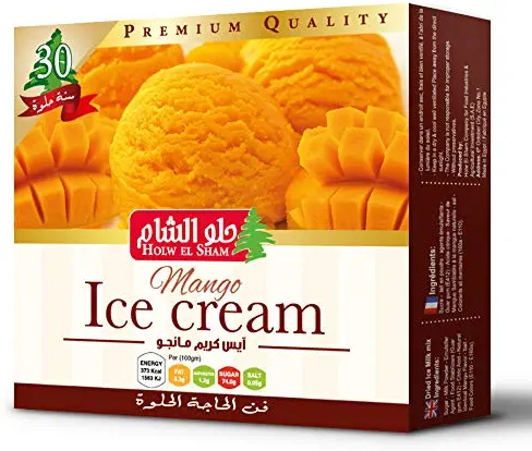 سعر ومواصفات ايس كريم بالمانجو من حلو الشام -70 جم (B085P64QPK) على Amazon EG