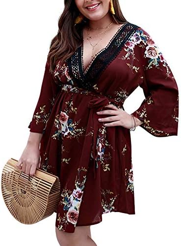 bohemian wrap dress plus size