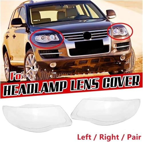Coque de protection pour phare VW Touareg 2007-2010 en polycarbonate