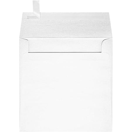 LUXPaperSquare Invitation Envelopes | Peel & Press | 6" x 6" | Crystal Metallic | 81lb. Text | 50 Qty