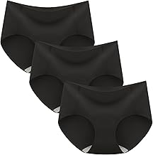PopKOK M-4L Seamless Panties, Women's Underwear Set, Regular Inner Pants, Seamless, Set of 3