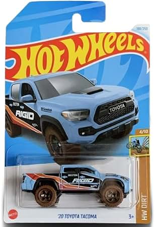 Amazon.com: Hot Wheels 20 Toyota Tacoma, Blue, HW Dirt 4/10