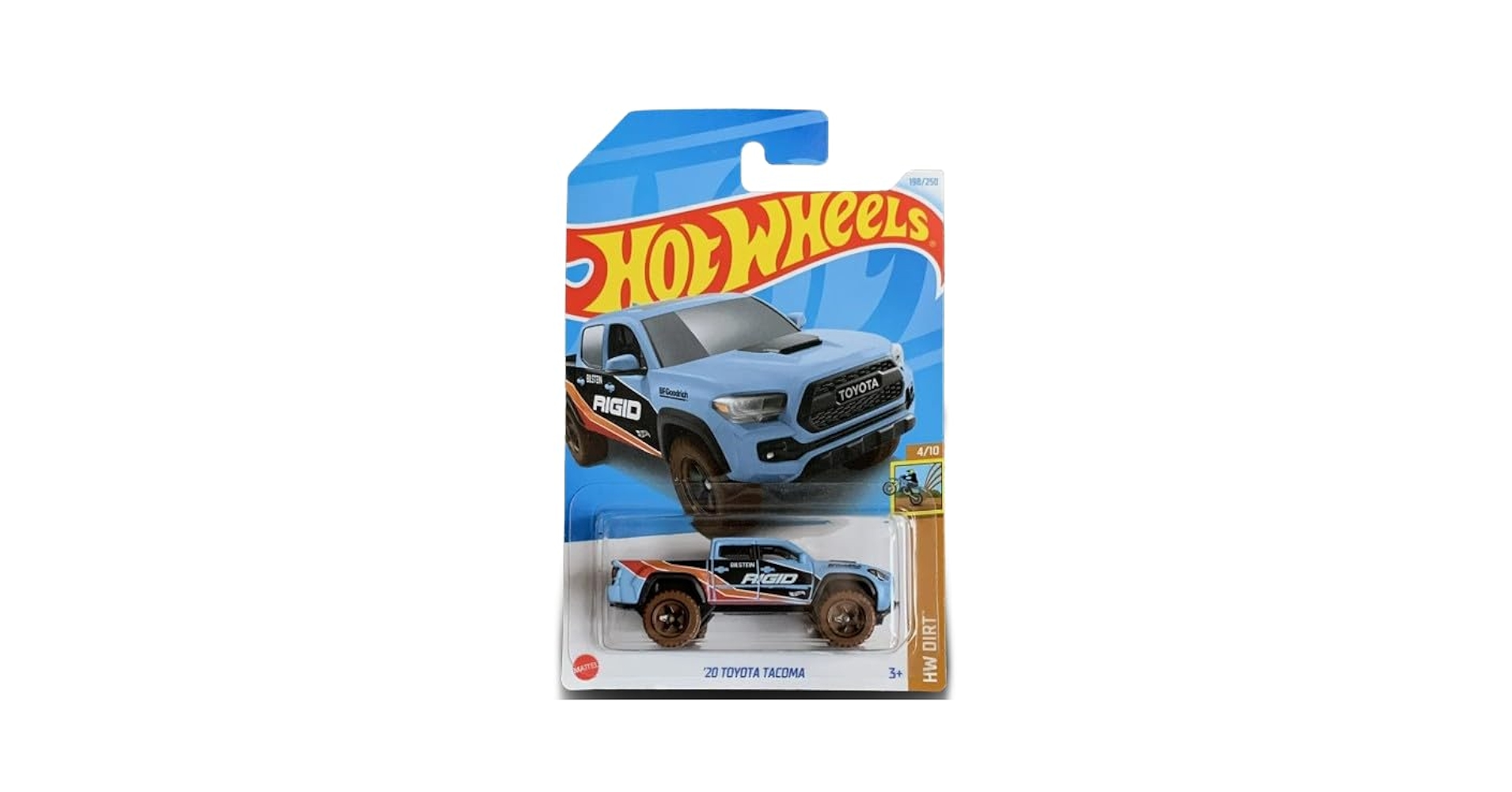 Amazon.com: Hot Wheels 20 Toyota Tacoma, Blue, HW Dirt 4/10