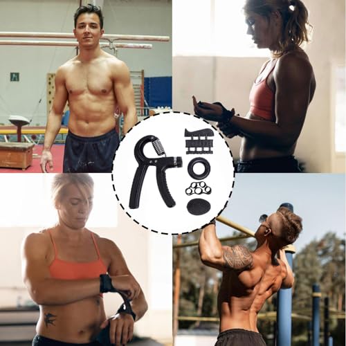 Kit de treino de aderência - Conjunto de treino de aderência ajustável com contagem mecânica | Exerc