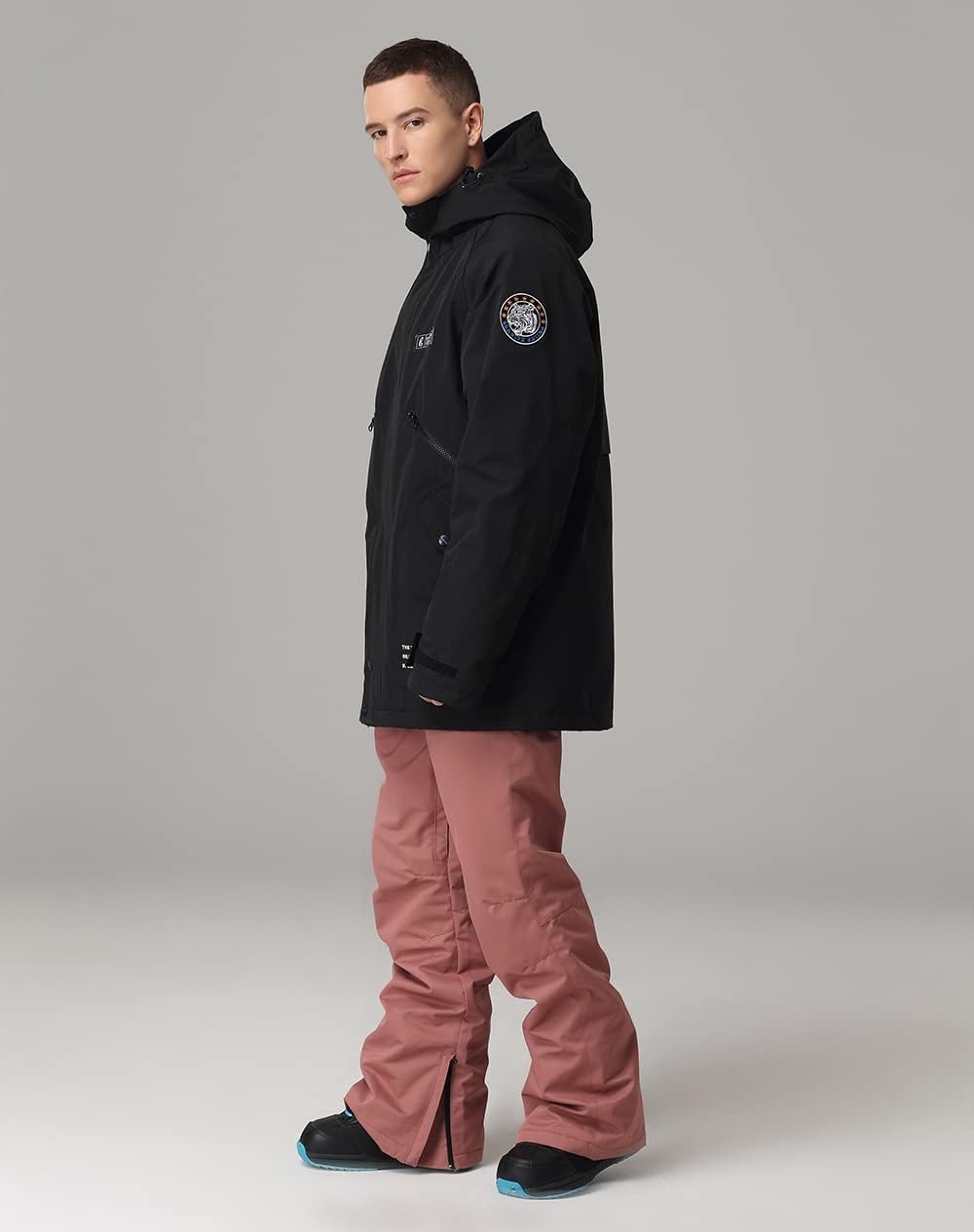 SEARIPE Womens Ski Jacket Mens Snow Jacket Waterproof Winter Snow Coat Couples Pullover Snowboard Hooded - Image 4