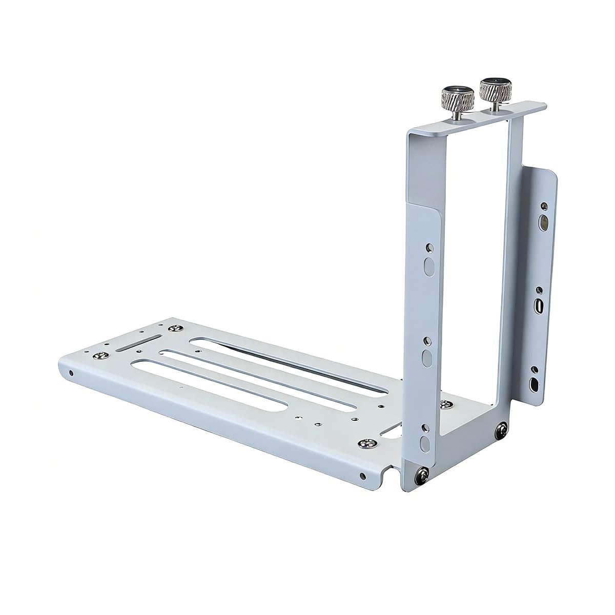 Soporte Vertical de Metal para GPU para Tarjetas gráficas en el chasis del Ordenador (Blanco)