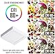 CLAR - LED Ceiling Light, Deckenlampe Badezimmer, LED Deckenleuchte, Deckenleuchte Badezimmer, Deckenlampe LED, Deckenleuchte Flur, LED Lampen Deckenlampen, Badlampe Decke, Square 20W (Pack 5)