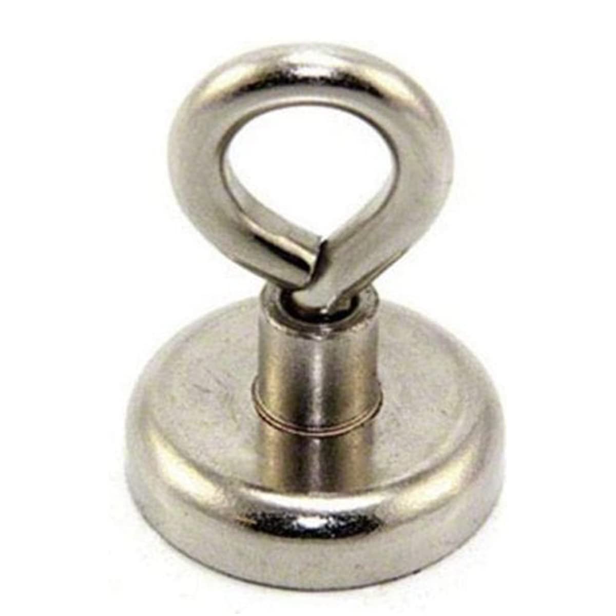 Aimant de Serrage de Ferrite Avec Boulon á Œil M6 Pour Suspendre, Tenir Ou Afficher Des Articles - 32mm de diamètre x 45mm de Ha