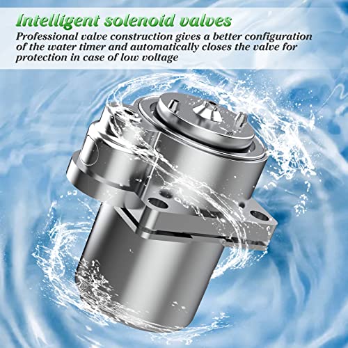 Anseto Sprinkler Timer Wifi Water Timer For Garden/Lawn,Irrigation Hose Timer With Wifi Hub Remote Control Irrigation System Compatible With Alexa And Google Home With Two Irrigation Modes/Rain Delay #TOP7