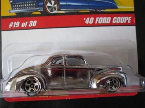40 Ford Coupe (Chrome) Hot Wheels 1:64 miniatura 1