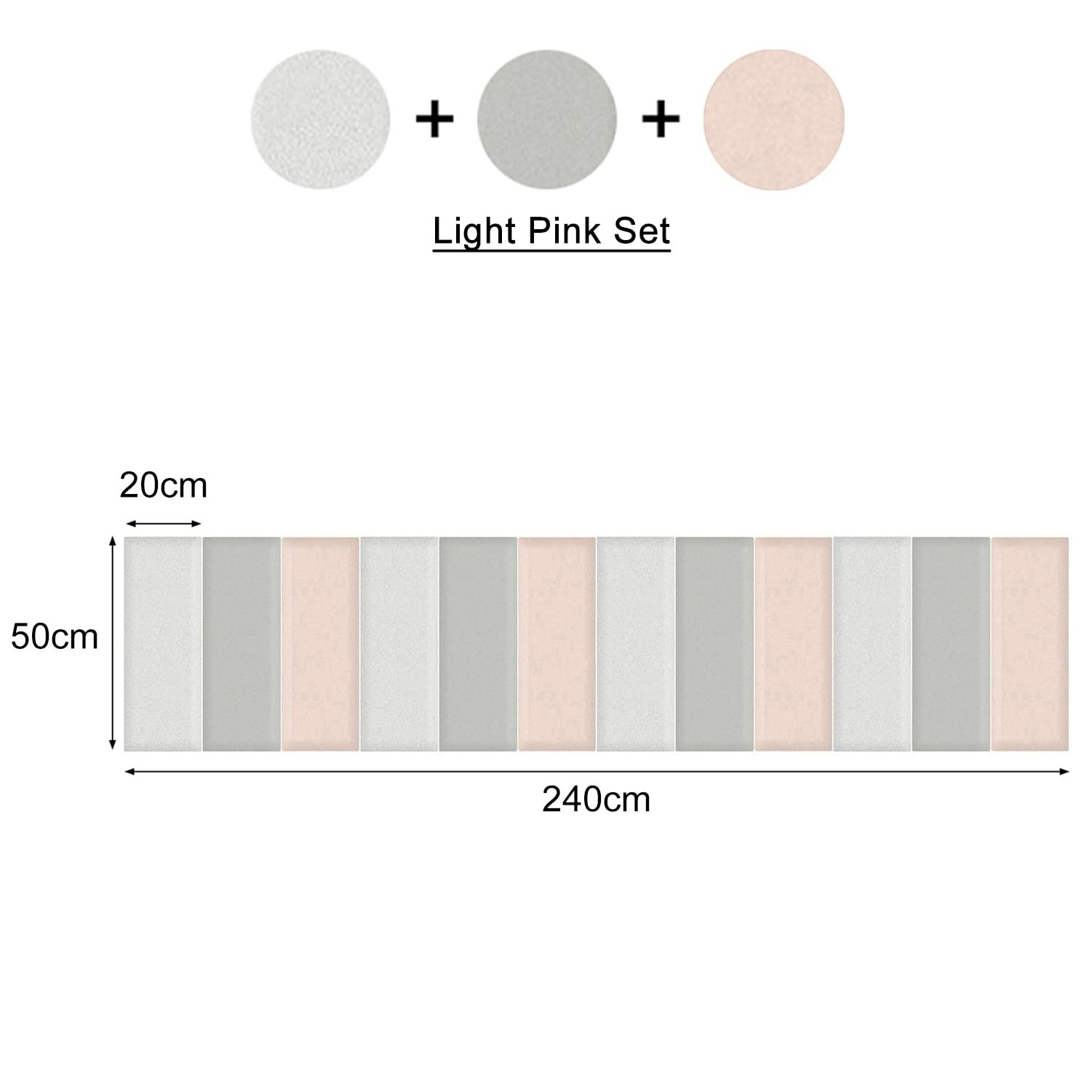 Tête de lit autocollante 3D, Panneaux muraux insonorisants, tête de lit rembourrée fixée au Mur pour lit Simple et Double
