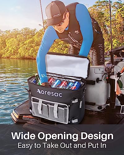 Aoresac Kayak Cooler Behind Seat, Waterproof Seat Back Cooler For Kayaks, Compatible With Lawn-Chair Style Seats, Portable Cooler Bag For Kayaking, Travel, Lunch, Beaches &Trips #TOP3