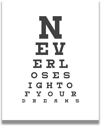 Govivo Never Lose Sight Of Your Dreams - Impresión artística de pared con cita motivacional, impresión de decoración de pared, póster o lienzo para disponible en Yaxa Peru