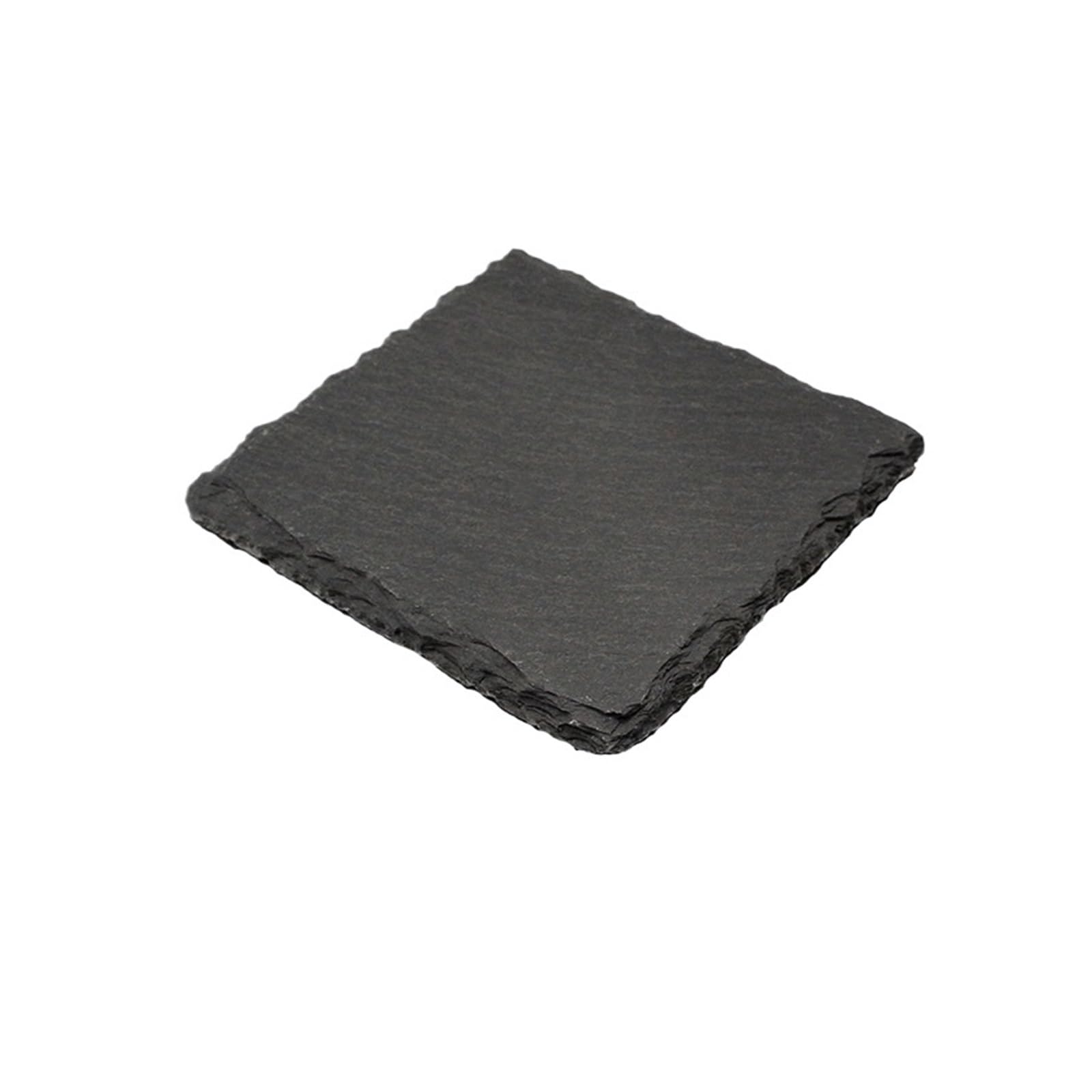 1/4pcs Coaster Pad ReusableDining Mat Coasters Stone Round Square Carved(Square-4pcs)