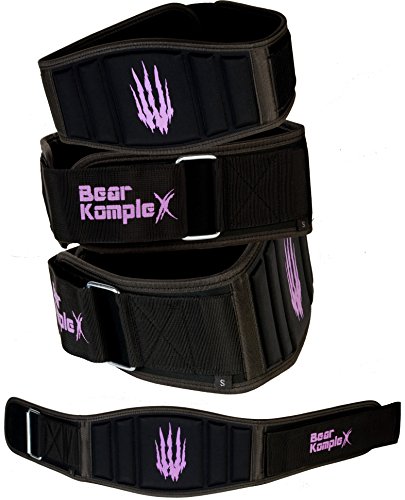 Bear KompleX Weighlifting belt for Powerlifting, Crossfit, Squats, Weight Training and more. Low profile velcro with super firm back for maximum stability and exceptional comfort. PURP XL Belt