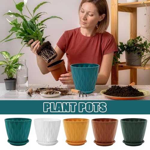 Pot de fleurs avec drainage contre le pourrissement des racines - 4