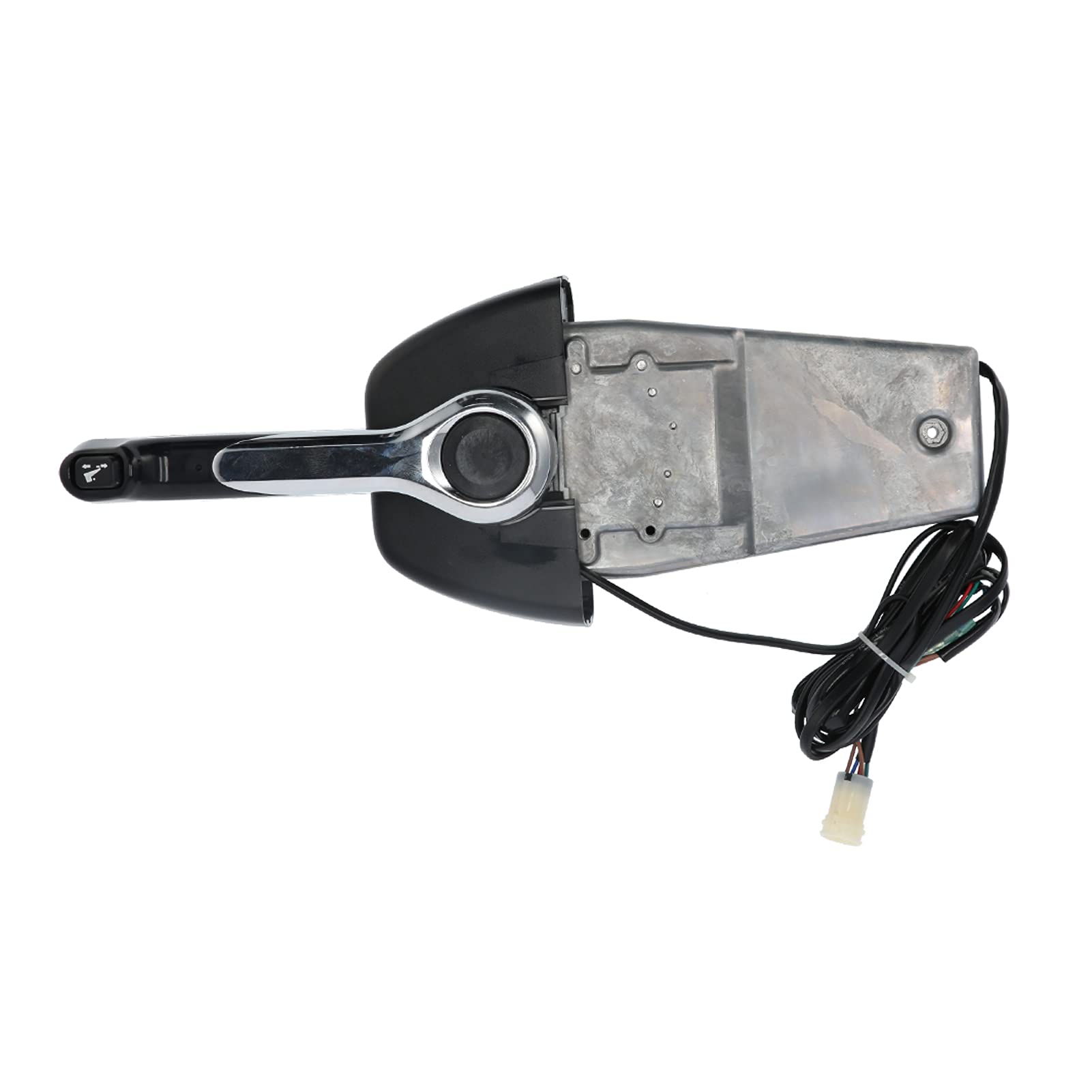 Binnacle Control Marine Parts Boat Hardware 704-48205-14-P1-00 Control Fueraborda de una Sola Manija Diseño Ergonómico de Textura Contemporánea con Más Corto Cromado para
