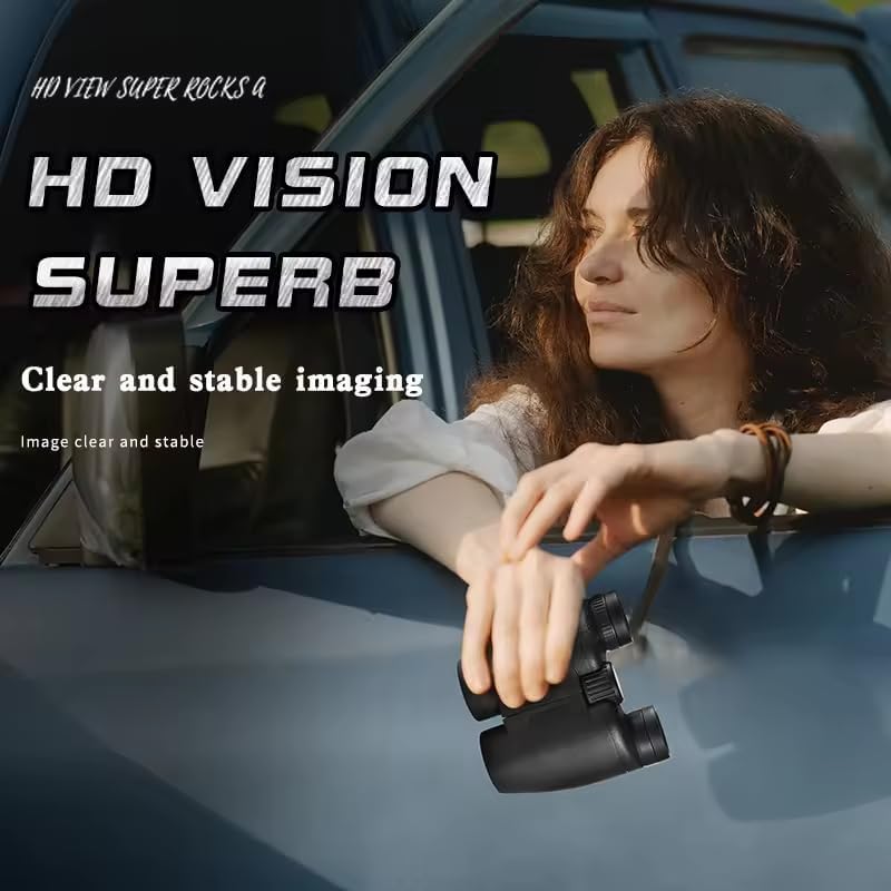 Image of 15x30 High Power Binoculars with HD Vision | Compact Design | Waterproof Body | Mobile Phone Attachment and Tripod Support | Suitable for Bird Watching Wildlife Observation Travel Hiking Sports