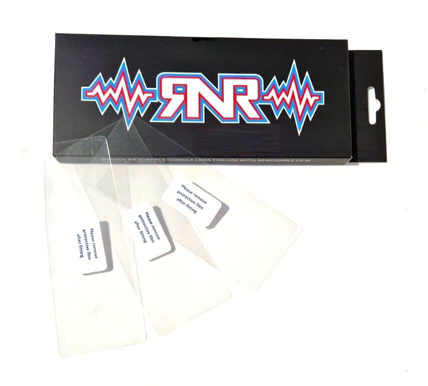 Generic Rip N Roll Lens Protector for Motocross/Motorcycle/Bike Goggles 60mm Universal Fitting - Clear, Hydrophobic Coating, Hard Coated, Hydrophobic Properties