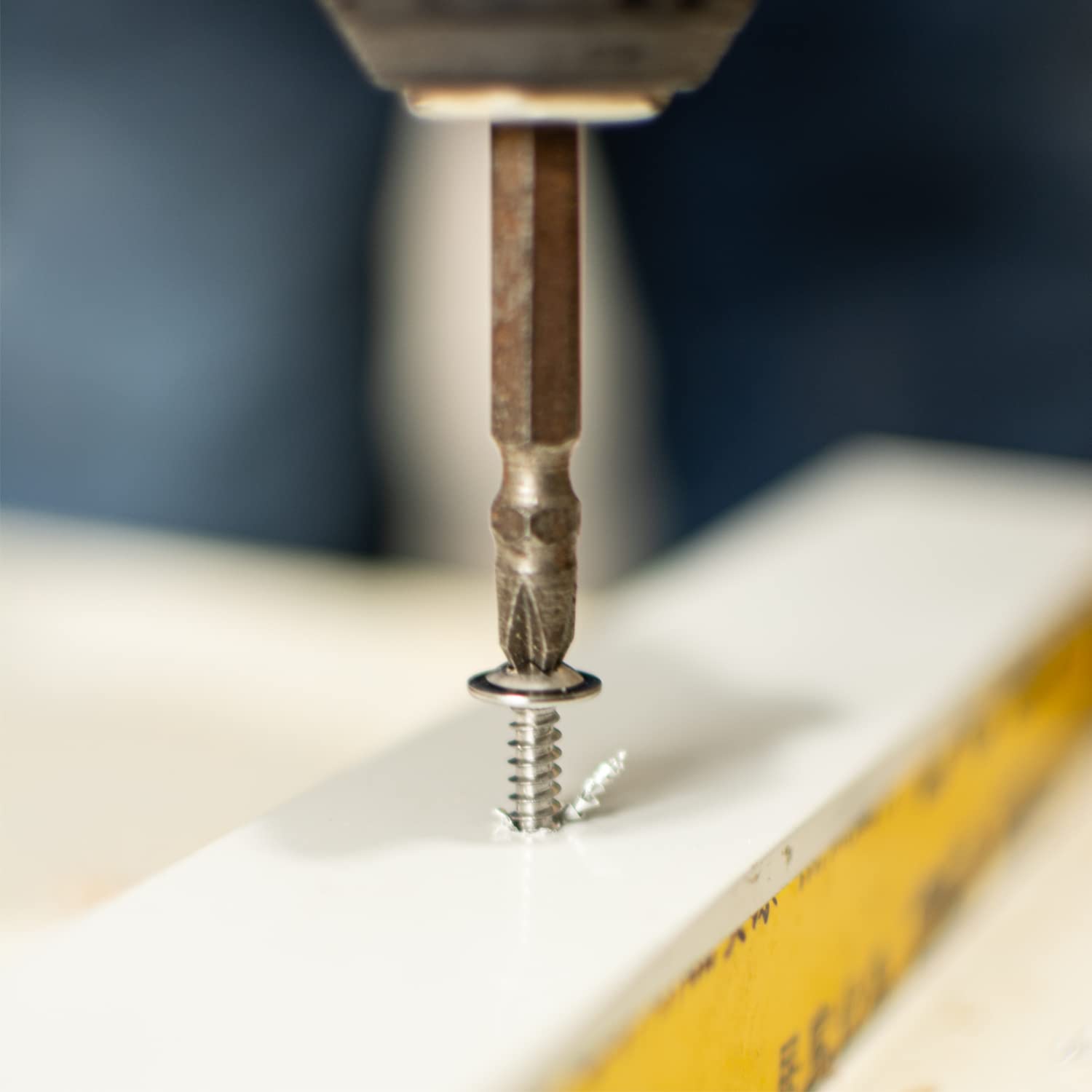 Produktbild von 100 Stück Fastenere Vierkantschrauben – #10 X 1 Zoll, Edelstahl, Pan Head, Für Blech