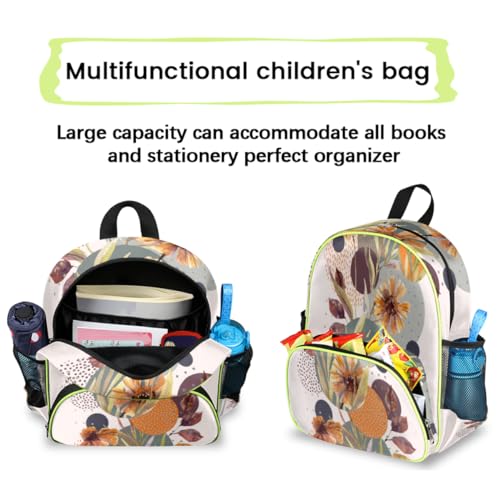 Sac à dos école et crèche à motifs fleurs abstraites