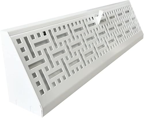 Imperial Zócalo decorativo blanco 18", RG4080