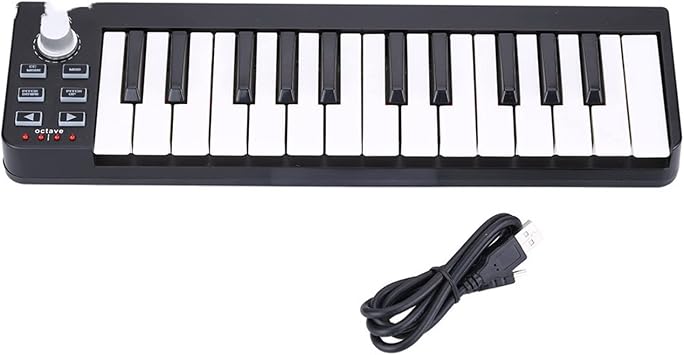 Keyboard Piano 25 Portable MIDI Controller MIDI Keyboard Mini 25-Key USB MIDI Controller MIDI Keyboard Electric Piano