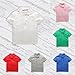 Boys Uniform Pique Polo Shirt Kids Toddler Short Sleeve Solid Dress Shirt Cotton Basic Tees (Pink, 18-24 Months)