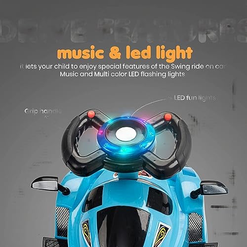 Image of myhoodwink Baby Magic Car for Kids, Ride-on Baby Car, Kids Push Car, Swing Car |Comfortable Seats Durable Ridor Ride on Toy Car for Kids, Twister Ride on, Magic Toy Car, Push Rider, Age 2+ (Blue)