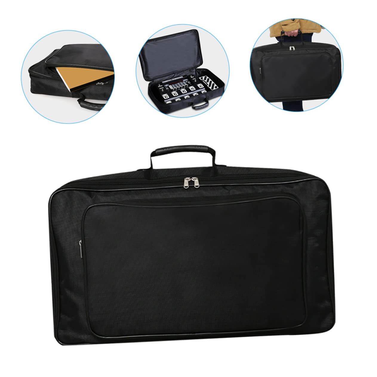 VILLCASE Effector Pouch Storage Case Oxford Cloth Storage Pouch Wear-resistant Shockproof
