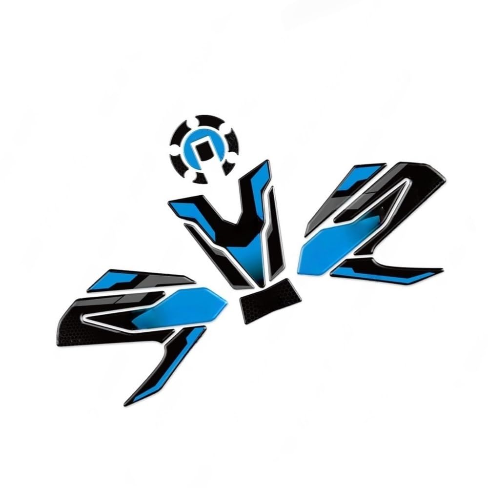 Motorcycle Tank Pad Stickers Fuel Decals for Mt09 for MT-09 2025 2024 Traction Pad Decal(Color2)