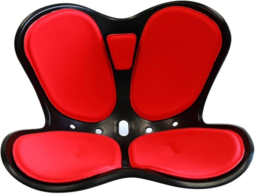 Amazon｜トレードワン 骨盤サポートチェアー セシルシェイプ レッド