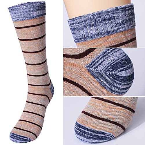 Image of HHX YONLEE Dress Socks 5 /6 /10 Pairs Crew Argyle Colorful Cotton Novelty Casual Happy Fun