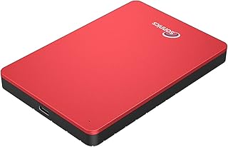 Sonnics 500GB Type C USB 3.1 Externos Portátil Duros Discos por Ventanas PC, Mac, Smart TV, Xbox One/Serie X & PS4 /PS5, Rojo