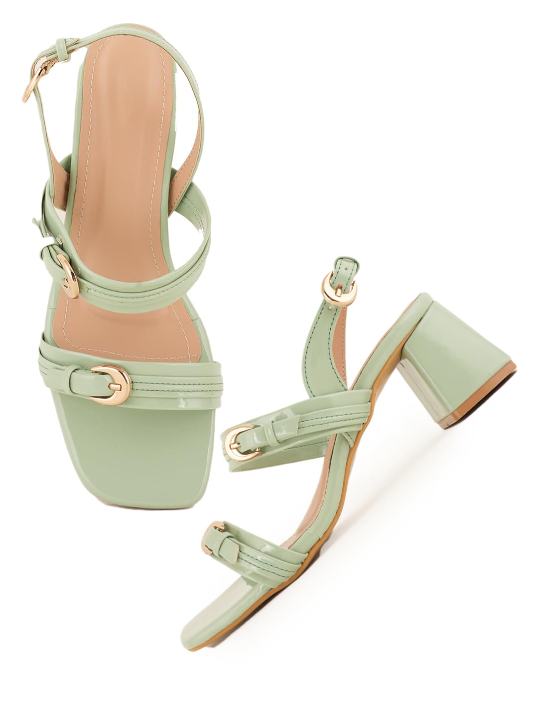 mozafia Green Women Formal Heels-picture-44