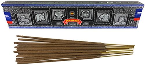 Incienso - Nag Champa - Super Hit - 0.53 oz o aproximadamente 15 palitos