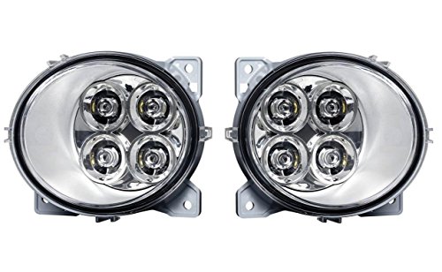 Faros antiniebla para Scania E4 de las series P/G/R/T 2004 (volante a la derecha), 4 luces LED