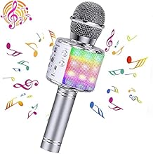 4 in 1 Karaoke Microphone：Portable hand-held wireless microphones can be used as microphone, Bluetooth speaker, loudspeaker, recorder. Mini home KTV for music playing and singing at any time. Quality Audio Sound：Professional audio processor and tunin...