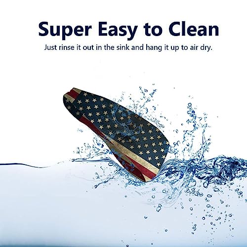 Image of Cute Flag Headbands Women Men Flag Sweatband Sports Headband for Running, Cycling, Yoga Gym, Working Out