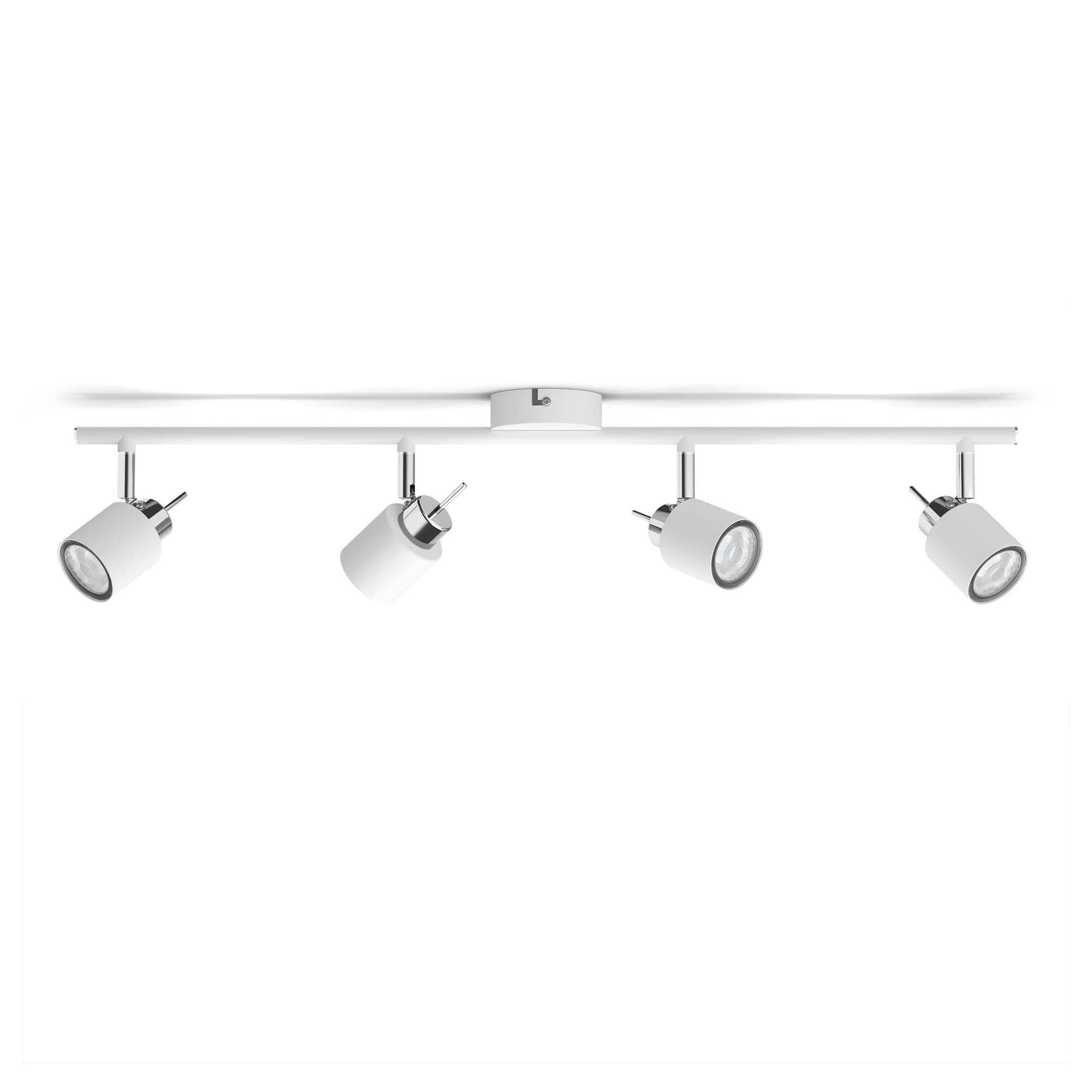 Philips LED Faretto Integrato Meranti, 4 Punti Luce, 35W, Bianco