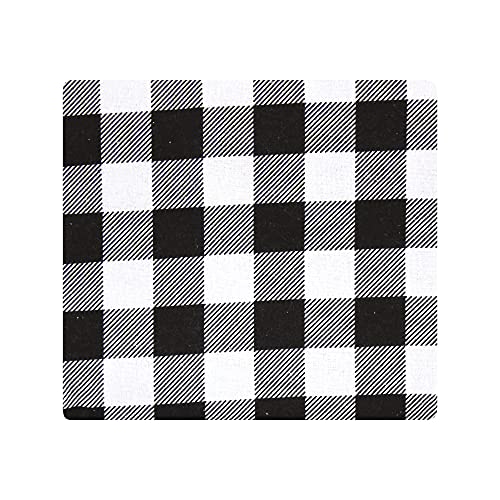 Image of Hudson Baby Unisex Baby Cotton Flannel Receiving Blankets Bundle, Buffalo Plaid Bear, One Size
