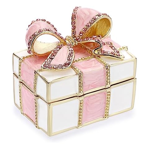 SUMNACON Mini Bow-knot Jewelry Box Cover