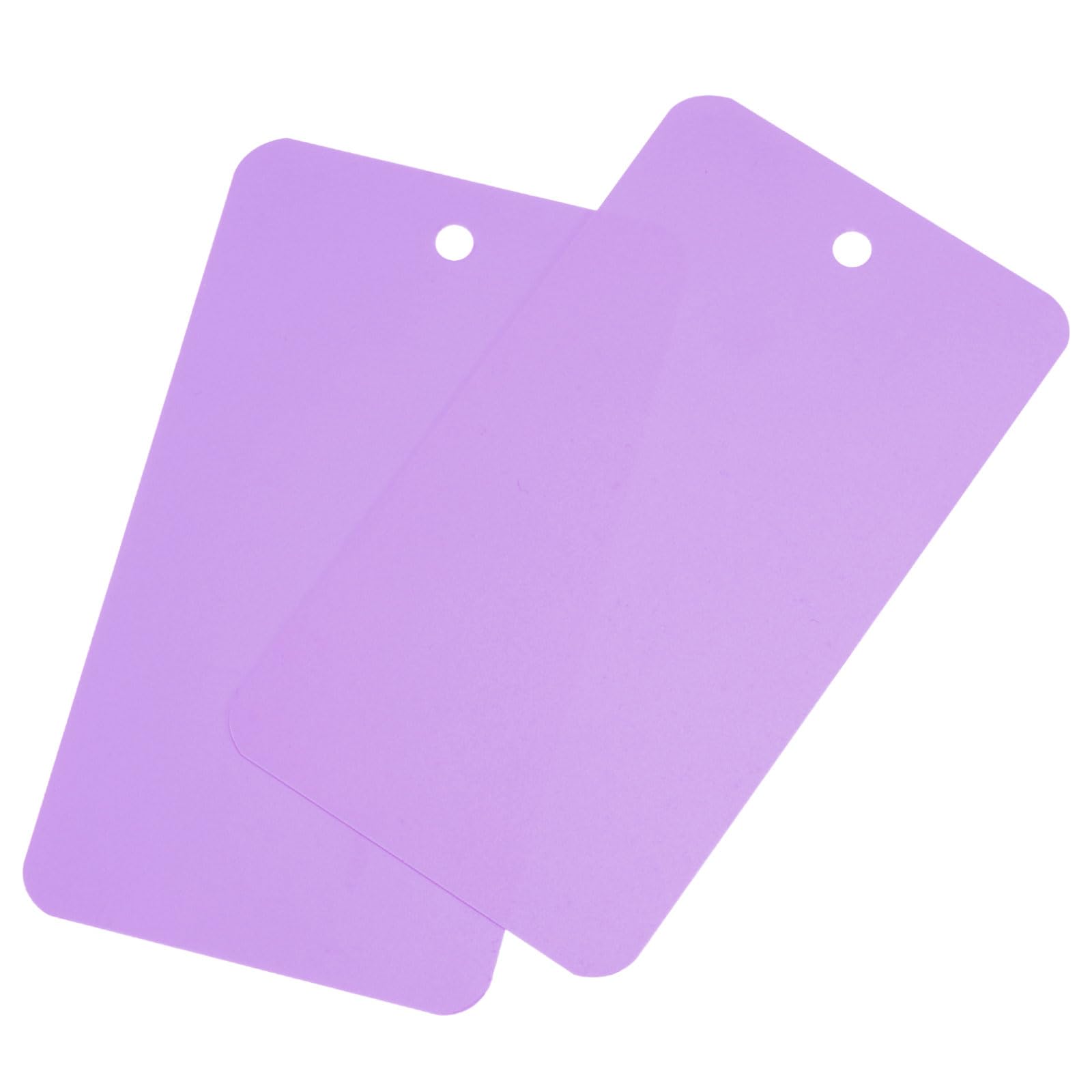 MECCANIXITY Waterproof Wires Plastic Shipping Tags,for Product Identification Tags,Valve Marking,Outdoor Tagging,2 x 3.5 Inch Purple 50Packs