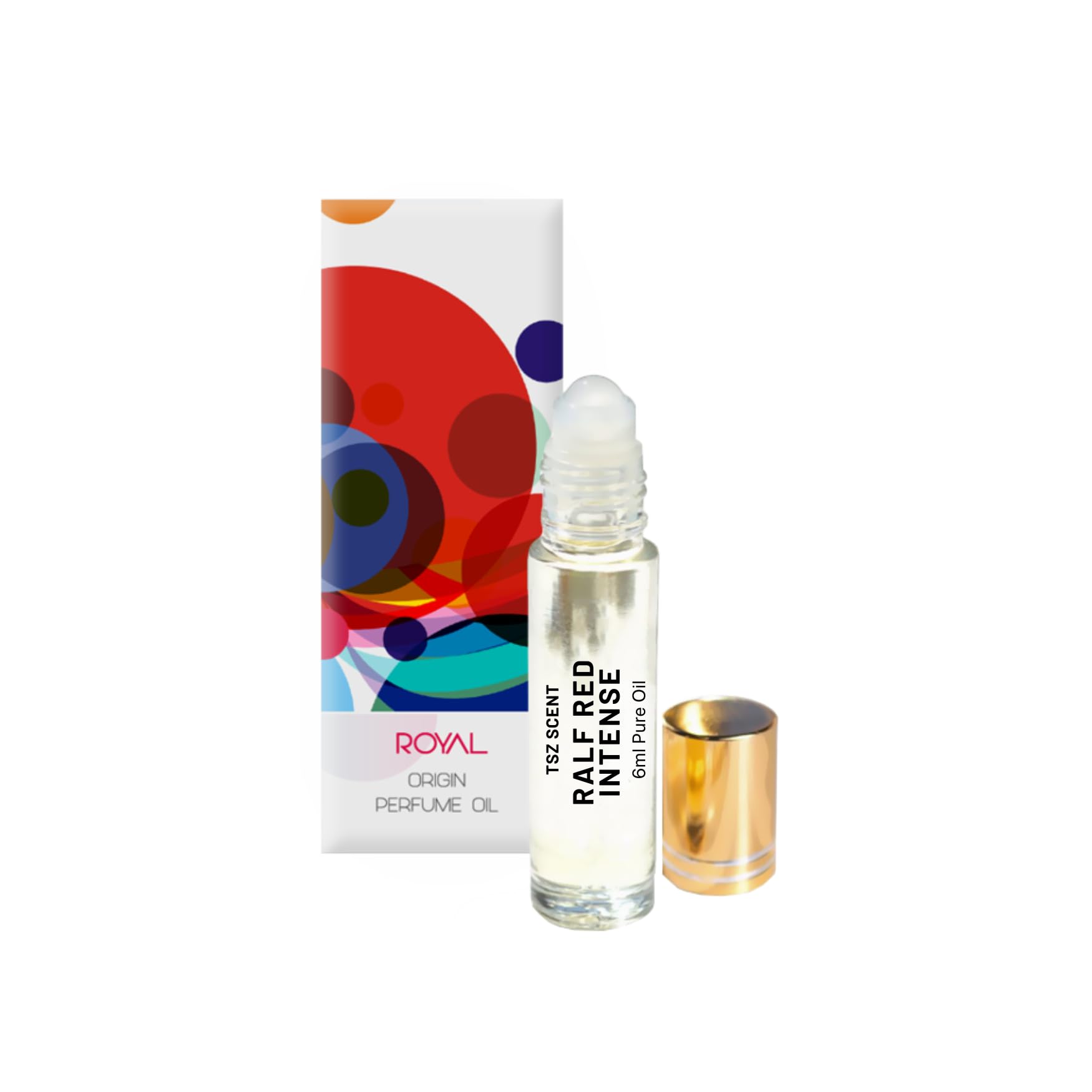 TSZ Scent Ralf Red Intense CPO Fragrance Perfume Oil Roll On for Men 6ml Travel Size Pocket Perfume Concentrated Perfume Oil