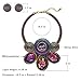 JHWZAIY Chunky African Statement Necklace For Women Tribal Fashion Costume Jewelry Earring Sets Unique Colorful Big Rhinestone Crystal Pendent Collar Choker Bib Handmade (01)