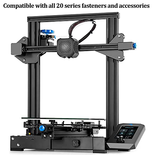 2040 V Aluminum Extrusion, 2PCS 500mm 2040 V Slot European Standard Anodized Black Aluminum Profile Extrusion Linear Rail for 3D Printer and CNC Machine DIY Projects- Black by VICHSAMWY - Used condition - Image 6