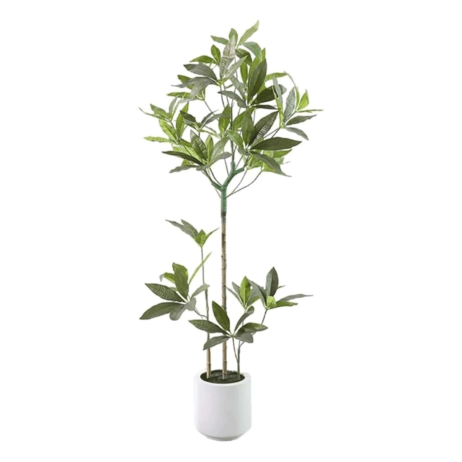 HCZKIUJY Indoor Artificial Fortune Tree 140cm/4.5ft Fake Tree Realistic Simulation Tree For Home Faux Tree Decoration Easy Care