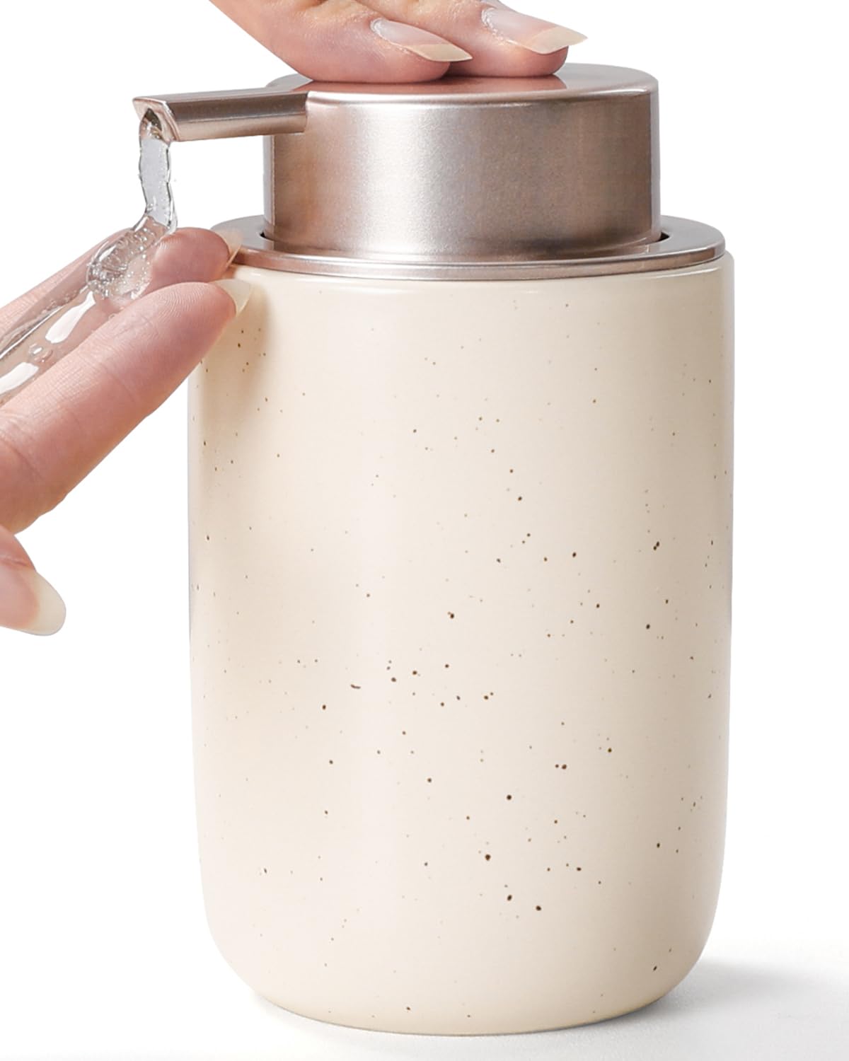 BosilunLife Lotion Pump Dispenser for Kitchen, Bathroom Countertop